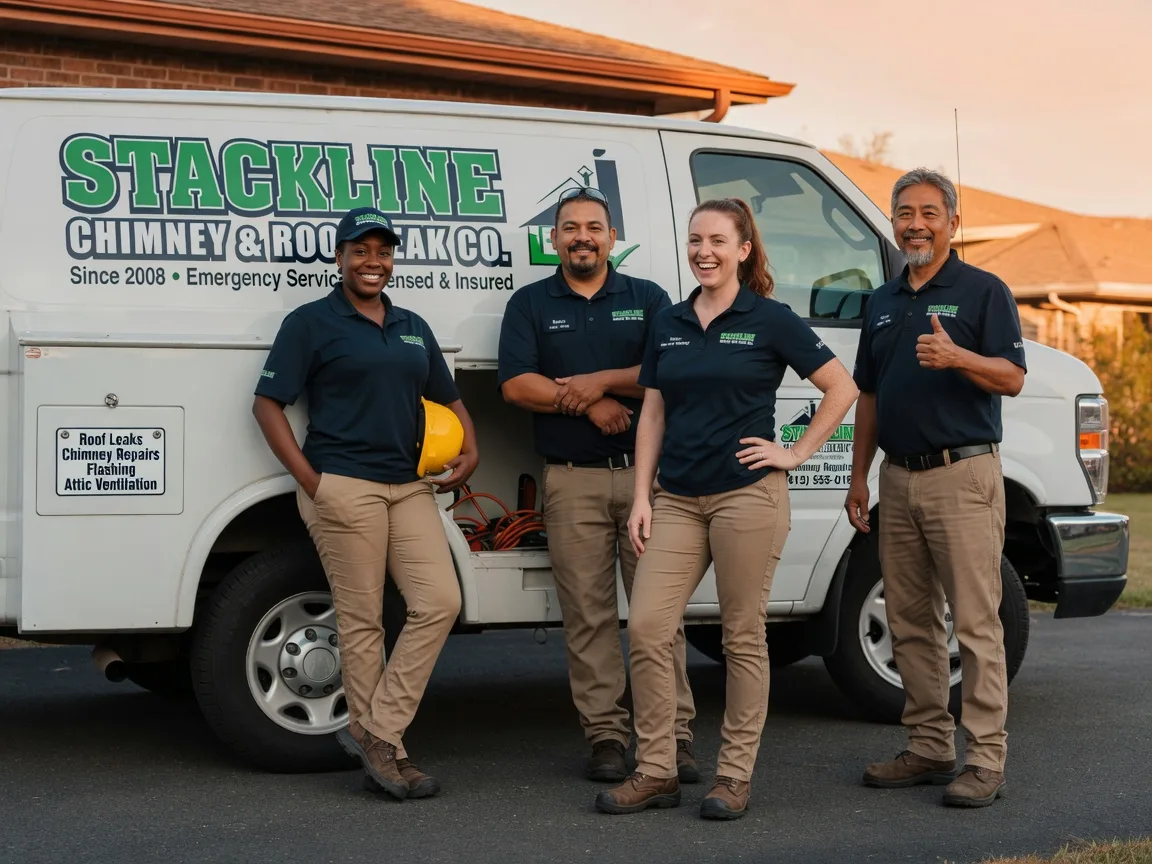 Chimney flashing repair company in Garden City, IA